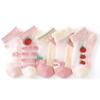 Six-Fingered Children's Summer Crystal Socks: Thin Princess Baby and Girl Student Boat Socks
