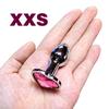 Heart Base Mini Smooth Metal Anal Plug Beginner Butt Plug Masturbation Stimulator Tool Sex Massager Adult Sex Toys For Man Women