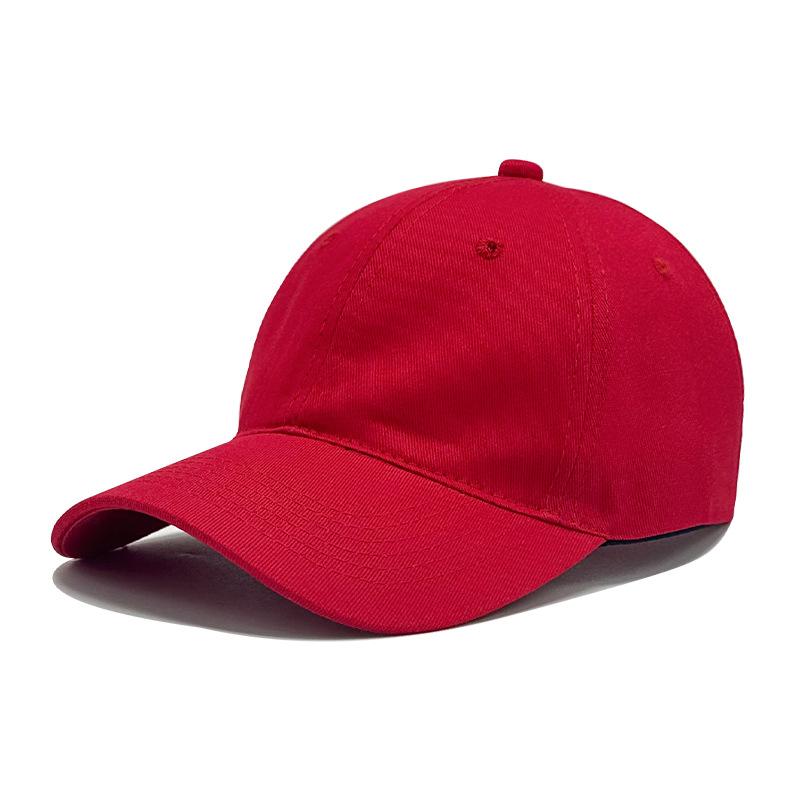 New Pure Cotton Soft Top Baseball Cap for Women Spring and Summer Sun Protection Baseball Cap for Men Outdoor Solid Color Light Plate Sun Hat
