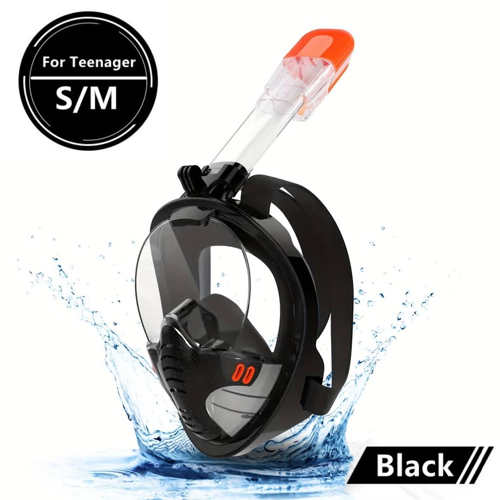 Underwater Scuba Anti Fog Face Diving Mask Snorkeling Respiratory Masks Safe Waterproof Swimming Equipment for Adult Kids