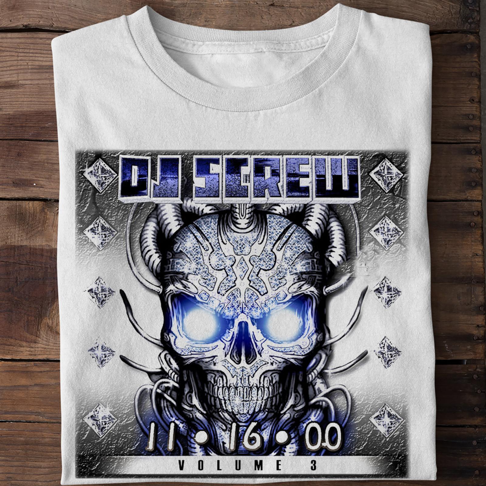 Rare DJ Screw 11 16 2000 Collection Gift For Fan White S2345XL T-shirt TMB1603 XXXL