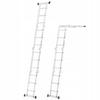 Drabina Aluminiowa Przegubowa Składana Wielofunkcyjna 4X3 Higher + Podest