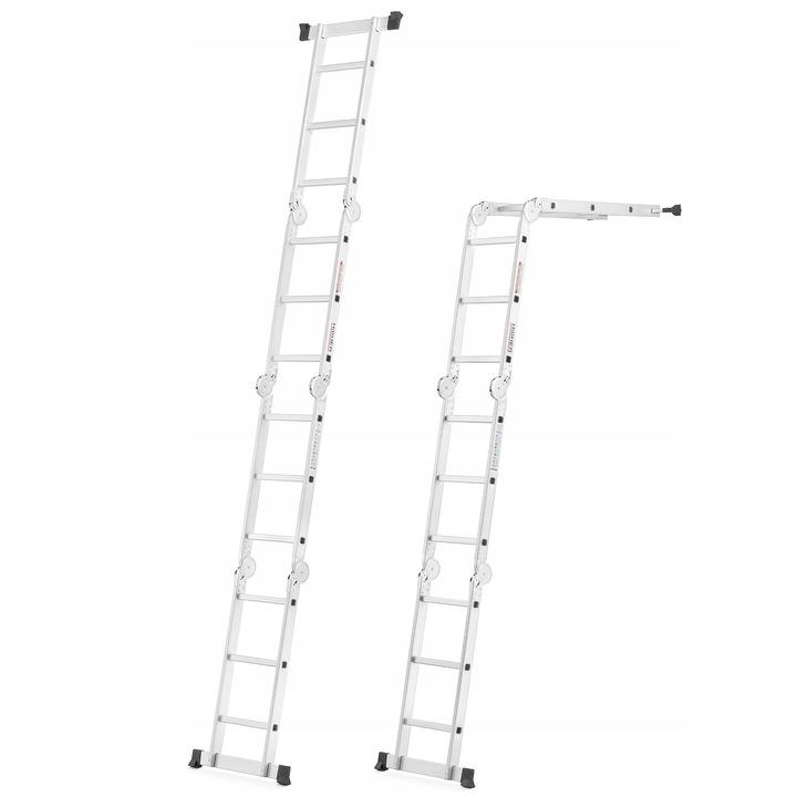 Drabina Aluminiowa Przegubowa Składana Wielofunkcyjna 4X3 Higher + Podest