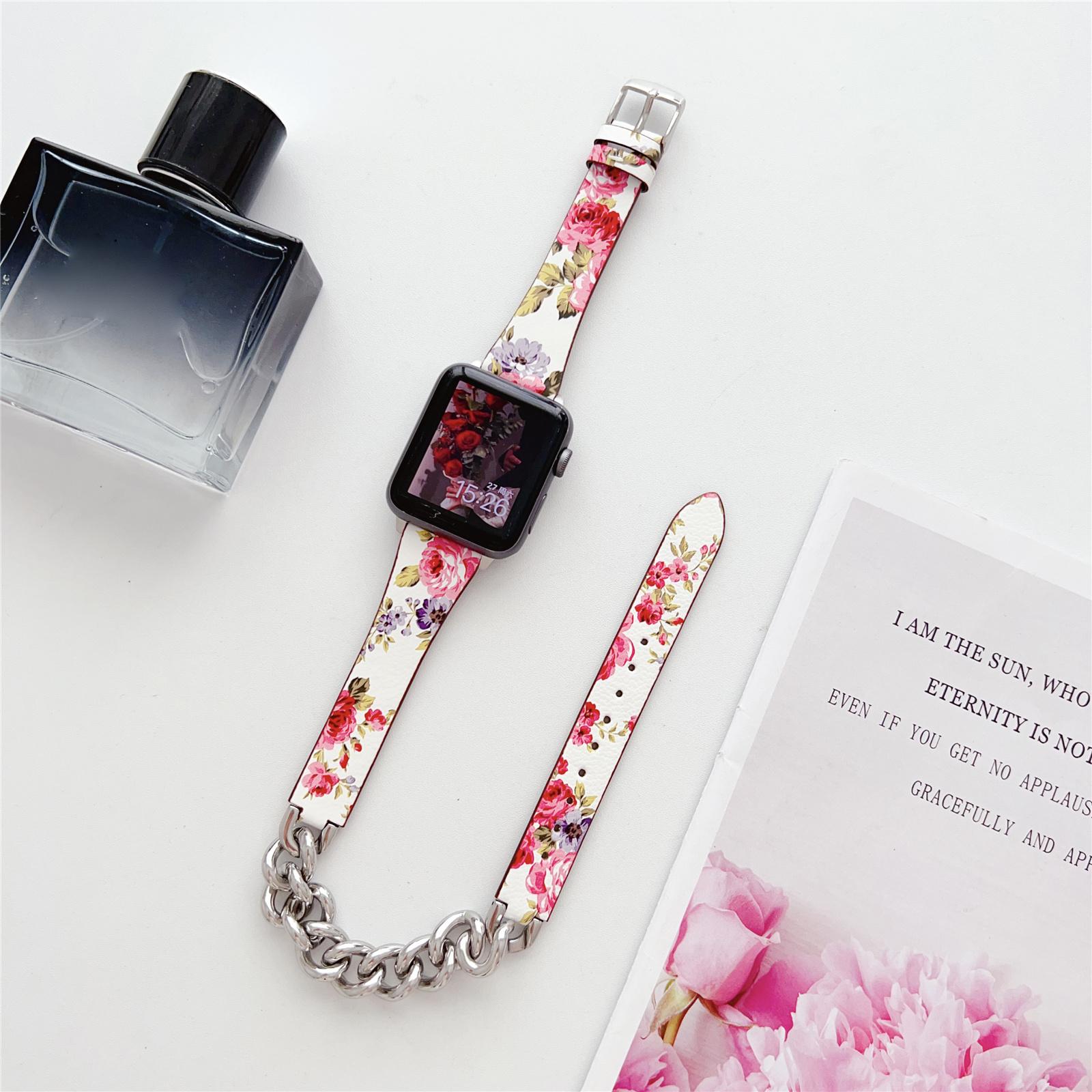 

For Apple Watch 10 46mm/Ultra 2/Ultra 49mm/9 8 7 45mm/SE (2023) SE (2022) SE 6 5 4 44mm/3 2 1 42mm Band Leather Strap White