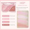 [2 Pieces] Hold Live Small Mood Three-Color Blush Repair Makeup Palette Matte Expansion Shrink Apricot Chin Purple