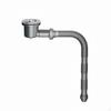 Space Saving Sink Drain Kit LeakResistant Flexible Pipe Plumbing Supplies for Balcony, Laundry