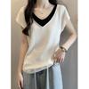 Women's Summer T-Shirt: Flattering, Short-Sleeve, Straight-Shoulder, Belly-Covering Top