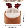 Guinea Pig Bed,Warm Hamster Bed Cozy Pet House with Soft Removable Cushion Hideout Cage Winter Nest Accessories for Small Animals Rabbit Ferret Hedgeh