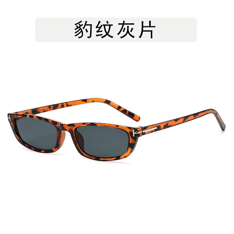 European American Style Men's Sunglasses Rectangle Shape UV Protection Sunglass for Women Trendy Stylish Female Sun Glass