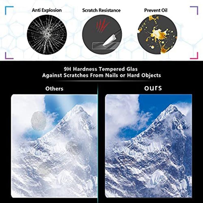 Efficientt-2 Pcs Car GPS Navigation Screen Film trument Tempered Glass Protective Film For Mercedes Benz C-Class W206 +