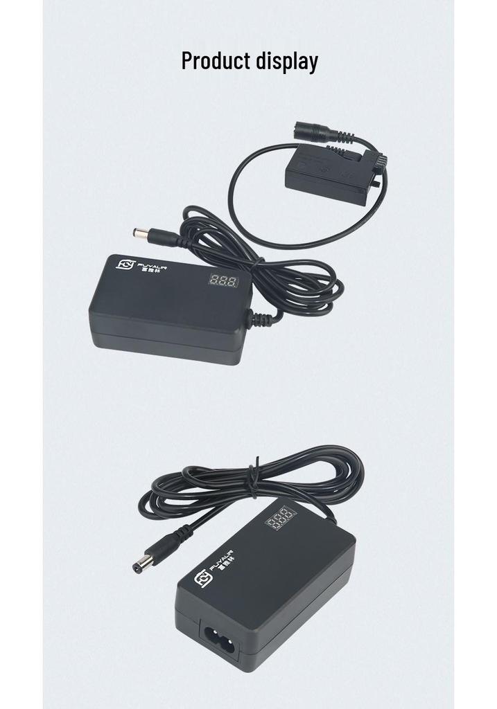 LPE8 External Power Supply for Canon 650D, 600D, 700D, 550D, T2i, T3i, T5i.