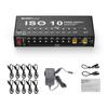 MOSKYAudio ISO-10 Portable Guitar Effect Power Supply Station 10 Isolated DC Outputs & One 5V USB