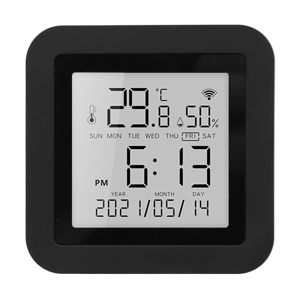 Digitales Hygrometer Thermometer LCD Hintergrundbeleuchtetes Display Datenspeicher Smart Temperatur Feuchtigkeitsmesser Bla