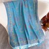Luxusmarke Herbst Kaschmir Pashmina Schal für Damen Wickeltuch Warm Winter Jacquard Schals Design Druck Damen Foulard Stolen Schal