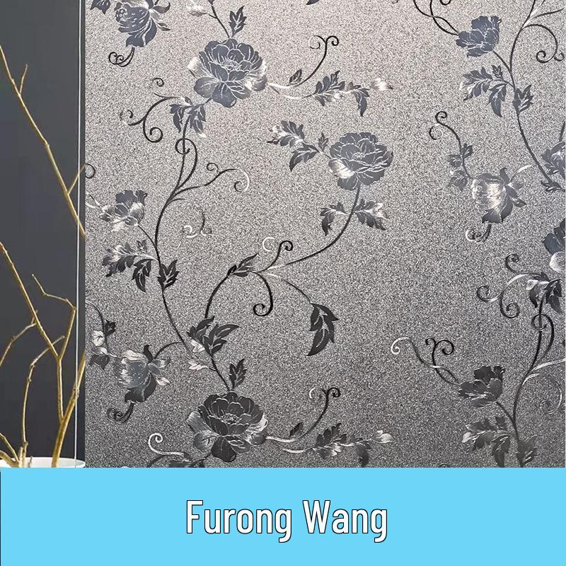 Electrostatic Frosted Glass Sticker for Bathroom Windows - Privacy & Heat Insulation Film