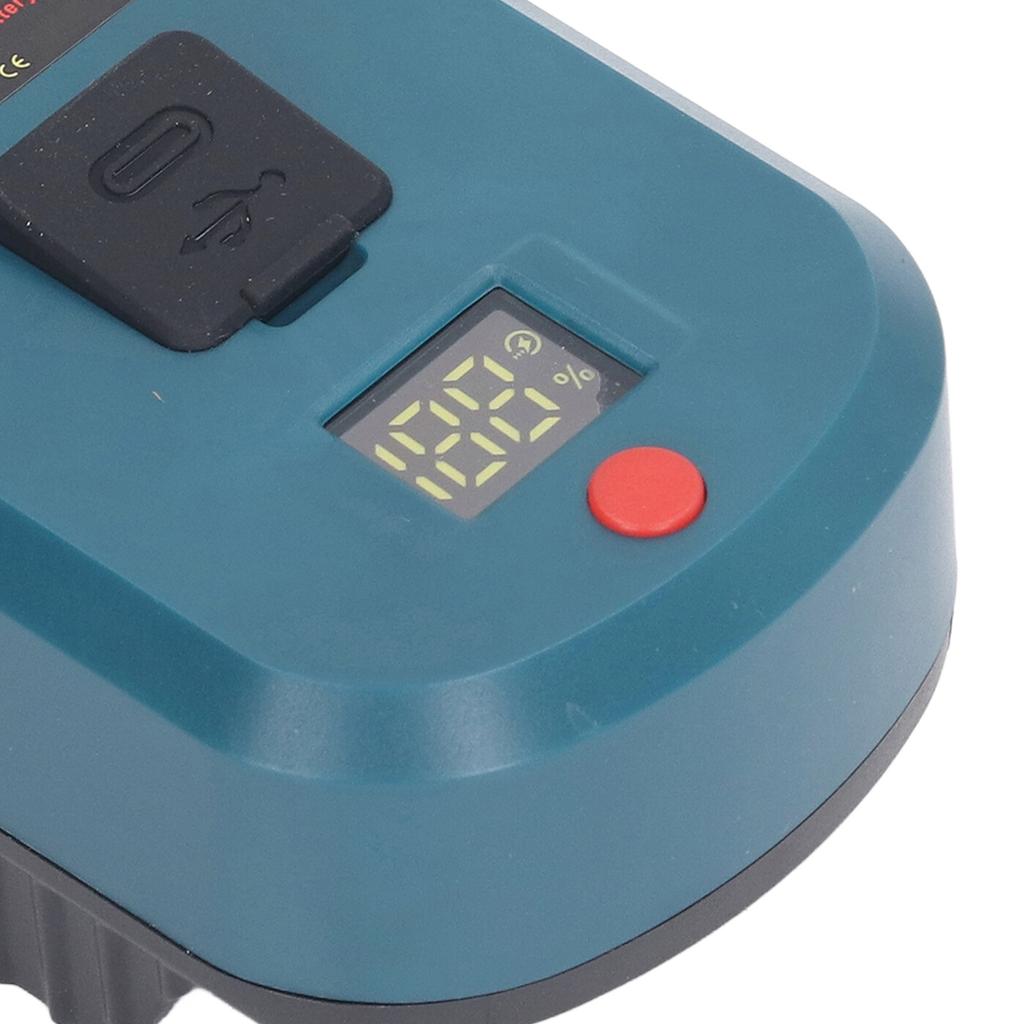 Battery Adapter Digital Display 18V Lithium Battery To USB Type C Output for BL1830 BL1850 BL1840