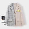FivePlus Women's Double-Sided Wool Blend Blazer Coat