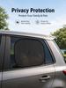Universal Car Side Window Sunshade Suction Cup Mesh Curtain UV Protection Heat Insulation