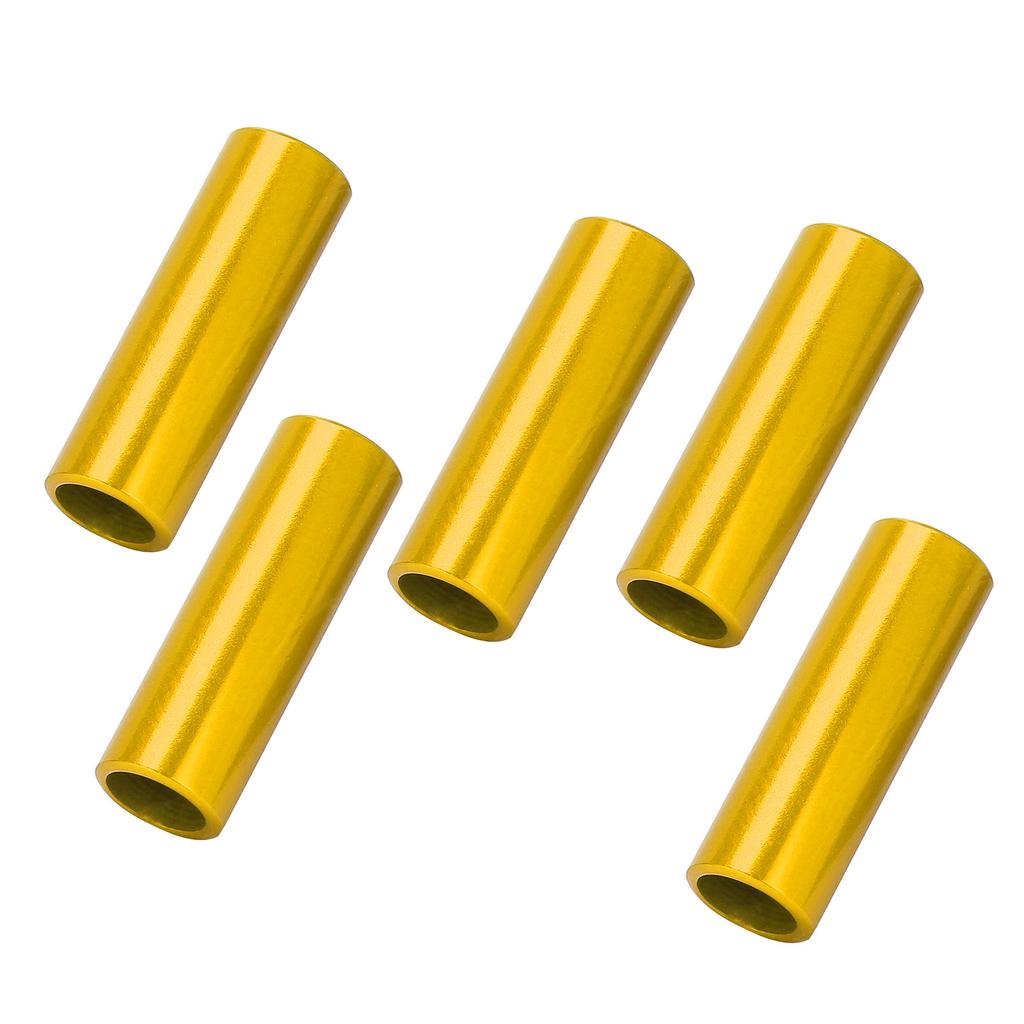 Fahrrad Schaltzughülle Endkappe aus Aluminiumlegierung für 4mm Kabel Schaltzughüllen Kappen ZubehörGold