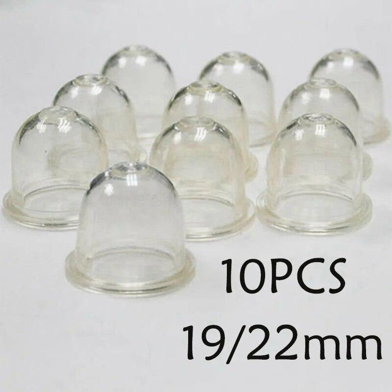10/20 stücke Vergaser Ersatzteile 19/22mm Carb Primer Birne Kappe Kleine Kraftstoff Pumpe Für Kettensägen Gebläse Trimmer freischneider Ersetzen
