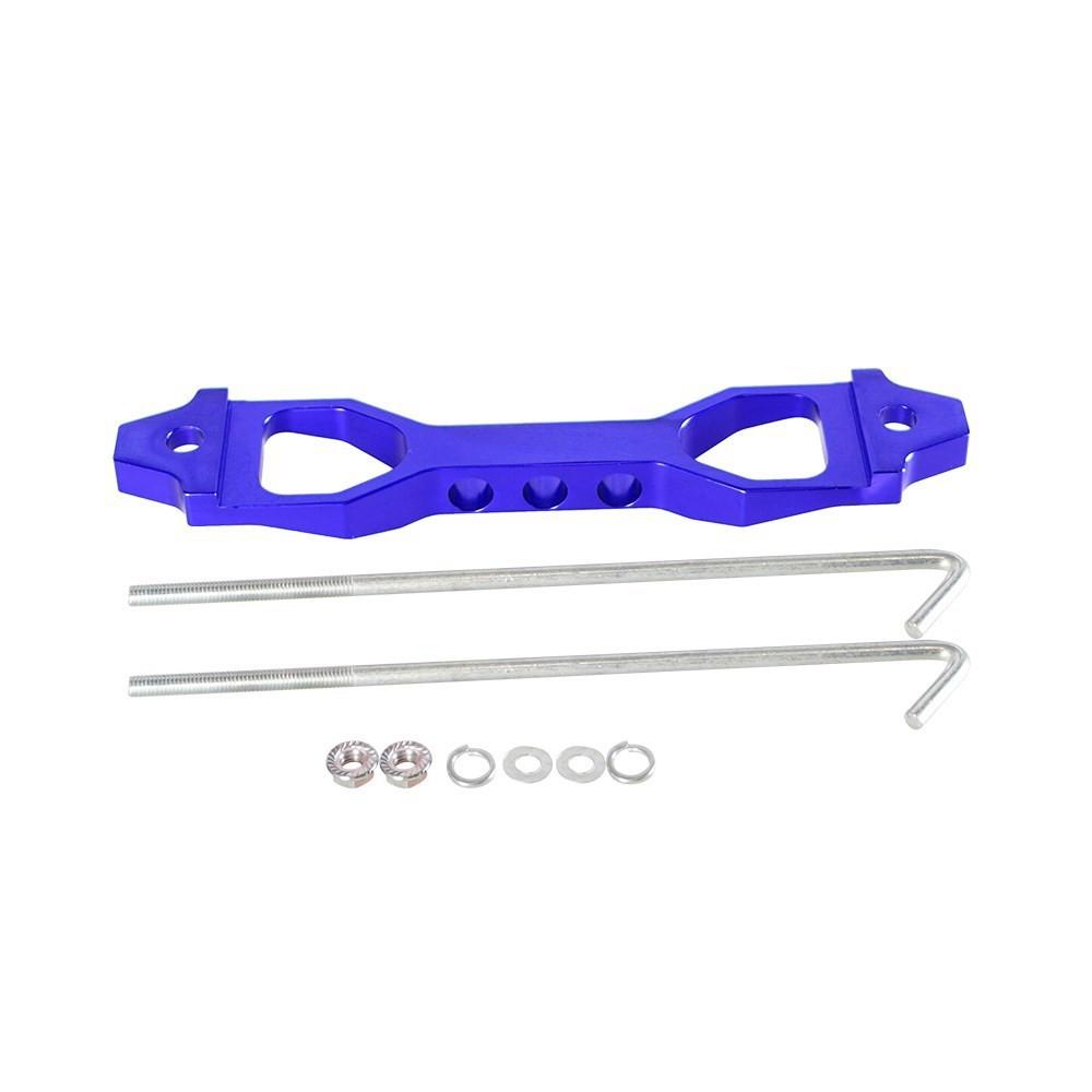 New JDM Style Car Racing Battery Tie Down Aluminum Battery Fasten Bracket Holder 14cm 19CM for Honda Civic Gold Black BT-1007-G