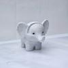 3pcs 3D Printed Marble Elephant Glasses Holder & Eyeglass Stand - Cute PVC Animal Spectacle Display Rack, Marble Texture Desk Organizer