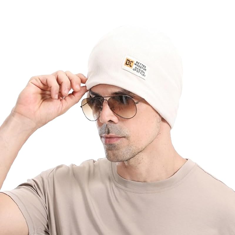 

[AOIIWER] knit hat cold weather hat Autumn/winter 360 degree beautiful silhouette beanie Warm and cold protection Windproof elasticity soft Plain