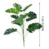 Home Decoration Artificial Plants Leaves 12 Heads Large Leaves Artificial Flower Latex Bridal Wedding Bouquet Simulated Plants