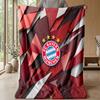 Bayern Munich Theme Blanket Soft Flannel Blanket Plush Throw Blanket Cozy Sofa Bed Blanket for Home Decor