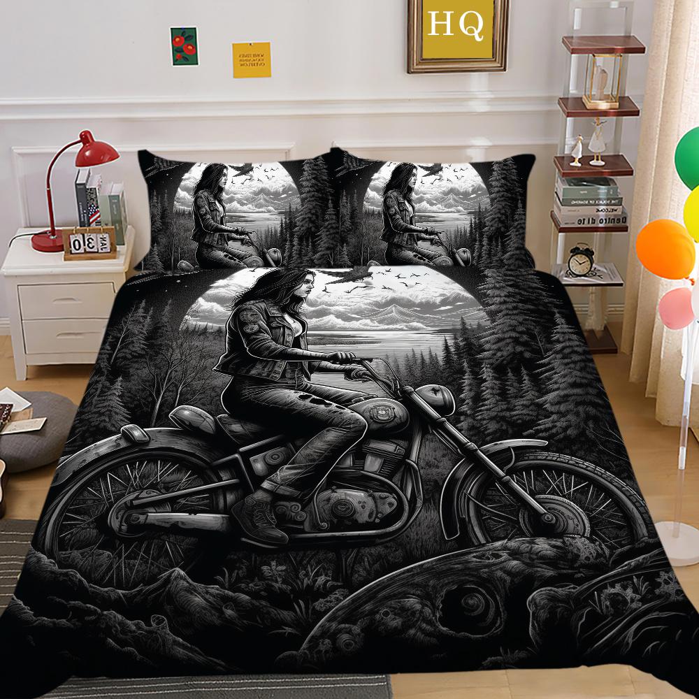 Beauty Skull Duvet Cover Twin Queen Size Bedding Set Cover Home Textiles Adults High Quality Bedding Cover Suit
