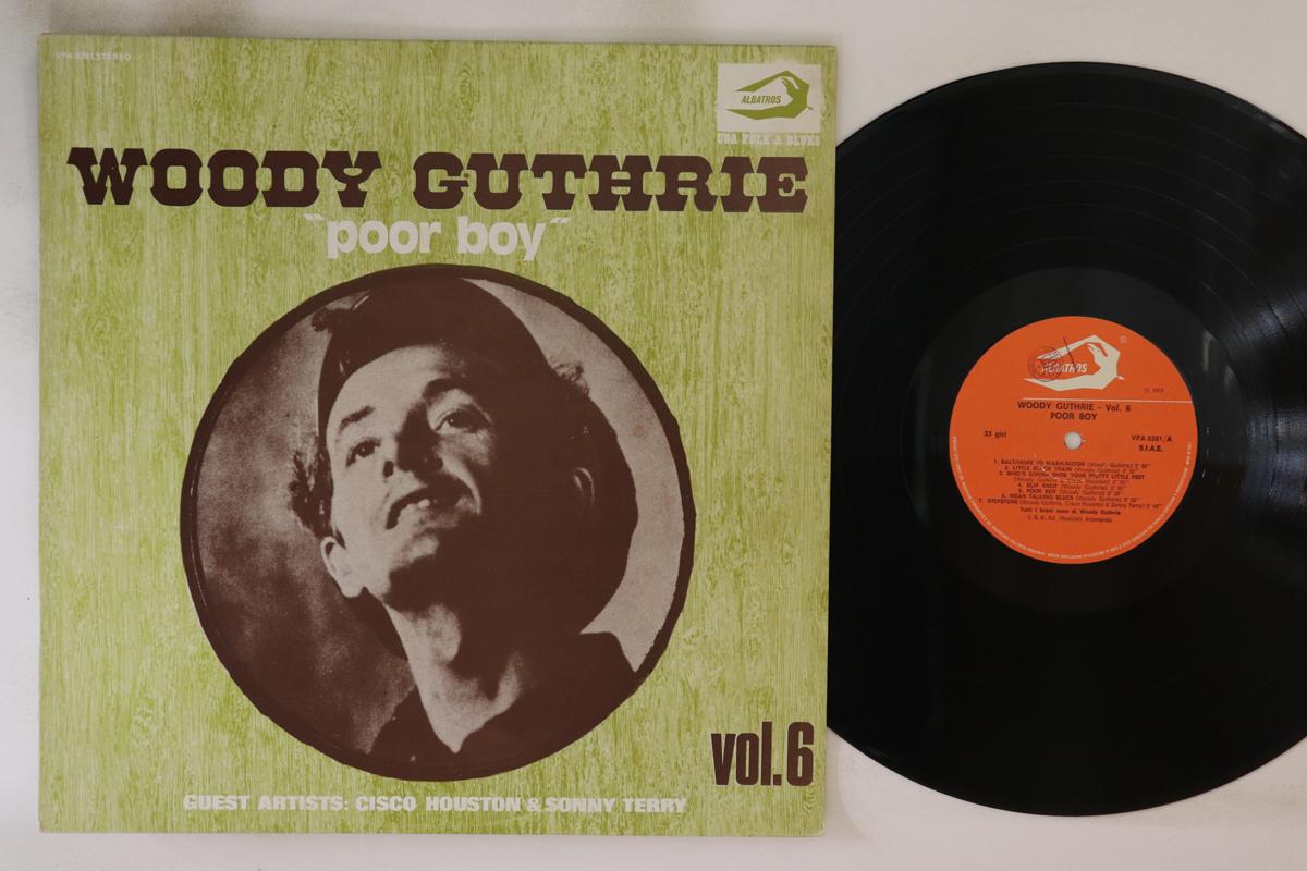 

LP Record WOODY GUTHRIE Poor Boy Vol. 6 VPA8281 ALBATROS 1976 Italy Folk Used