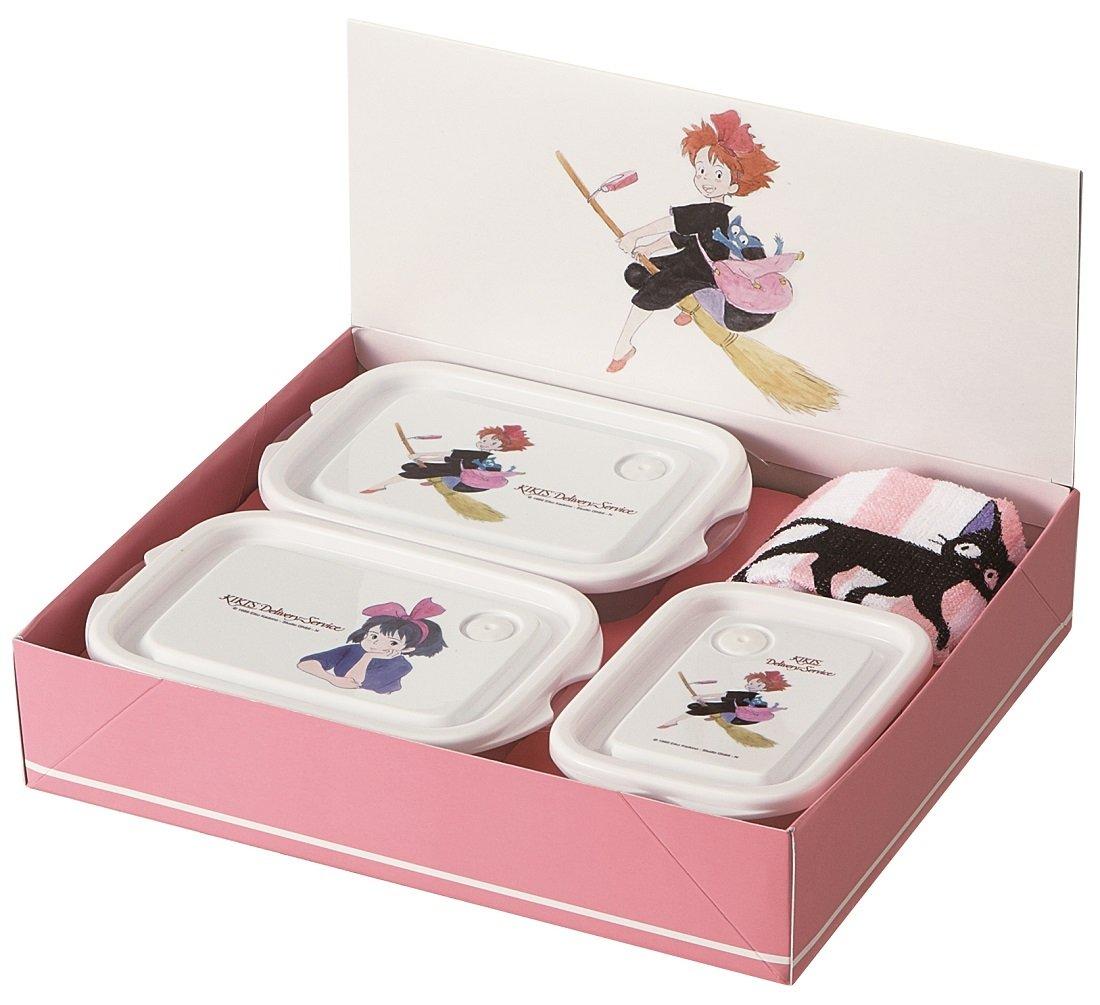 

Набор контейнера для еды Skater и влажного полотенца с рисунками «Мой сосед Тоторо» и «Студия Ghibli» Сделано в SET917 & (1500 иен) Тоторо, Кики, акварель, дизайны.