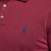 Polo Ralph Lauren SS24 Embroidered Long Sleeve Polo Shirt With Collar And Small Pony Logo Men tops Burgundy 710720846-006