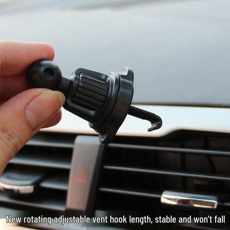 Rhinestone Horizontal Car Phone Holder with Suction Cup for Center Console Navigation