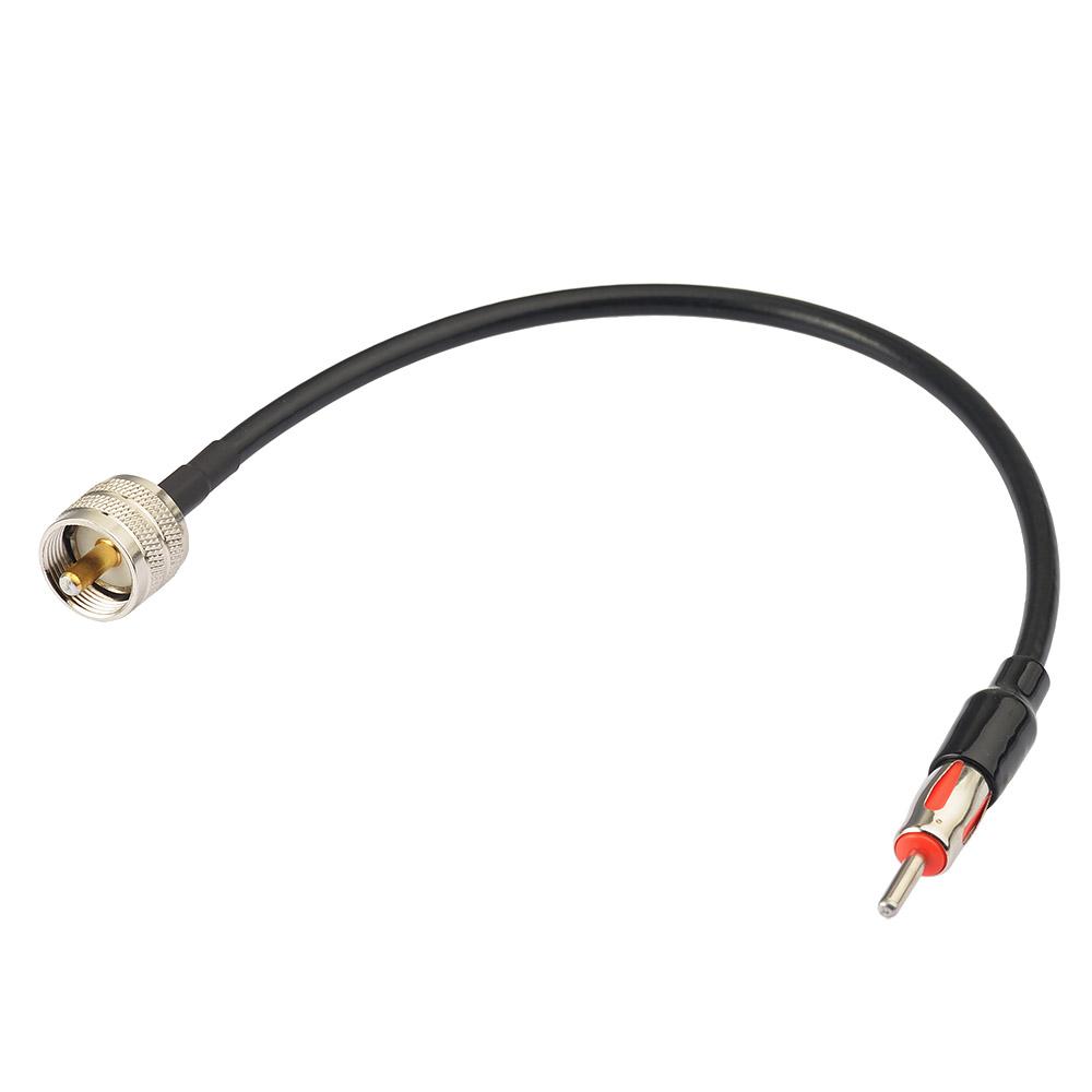 Hot Superbat PL259 UHF Male To AM/FM Motorola Male Connector - Car Radio Antenna Aerial RG58 Cable Extension Lead 12"