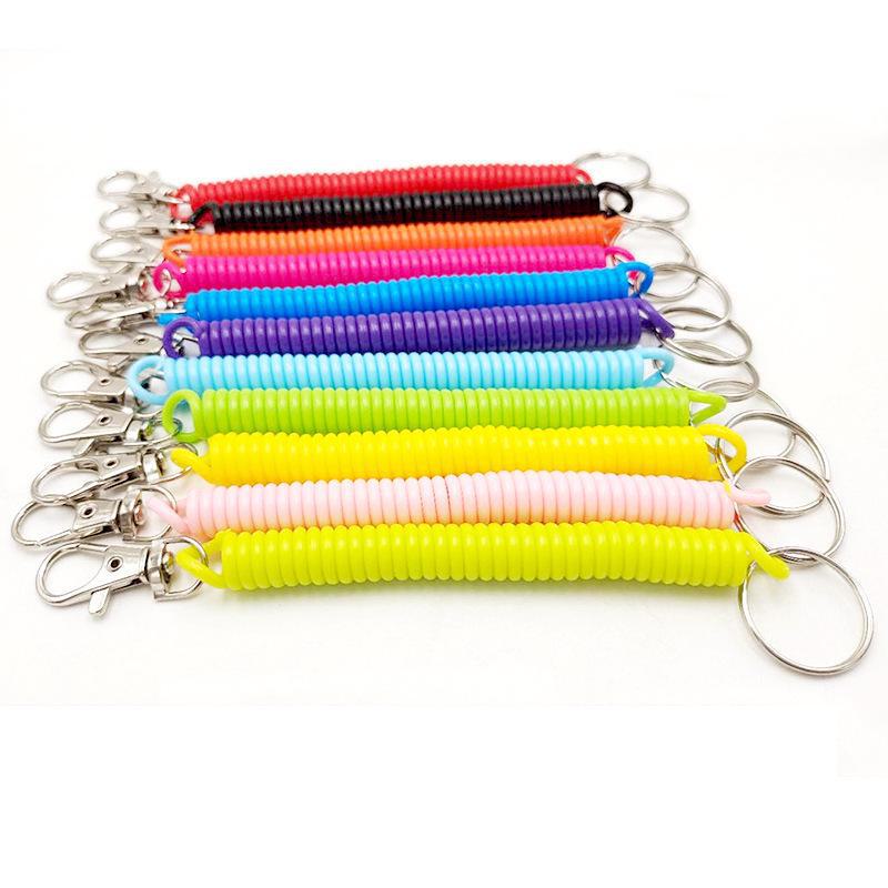 High Elastic Anti-Lost Phone Lanyard & Keychain with Colorful Spring Rope
