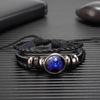 Multilayer Charm Bracelet Adjustable Luminescent Twelve Constellations Braided Bracelet for Daily Life