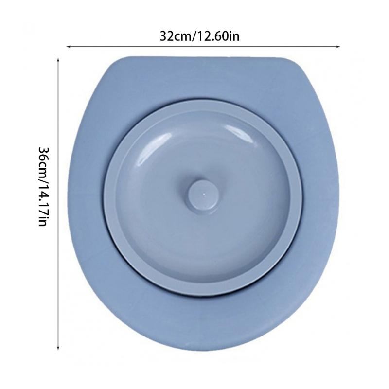 Tappo WC Portatile da Campeggio Sedile Vasino Rimovibile Mobile Tappo WC Sedili Secchio da Campeggio Coperchio Sedile WC in Plastica