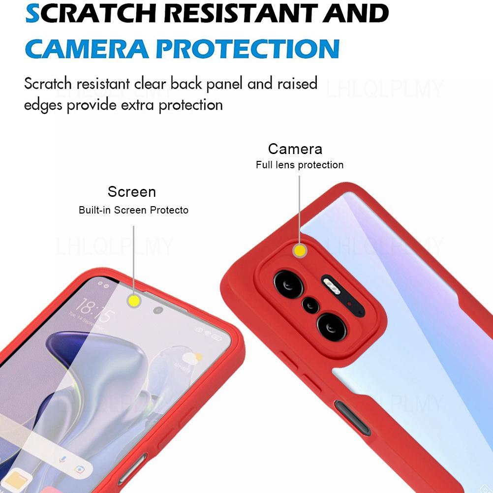 Front + Back Protect ShockProof Case For Vivo Y20S Y11S Y20 V23 5G Y04 Y04S Y29S Y21D Y31 V60 Lite 360 Degrees Cover