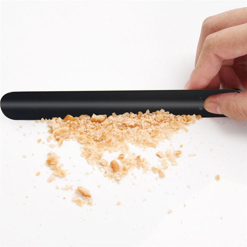AEE4-Table Crumber Crumb Sweeper 304 Stainless Steel Crumb Scraper Food Remover Desk Cleaning Tool For Waiters