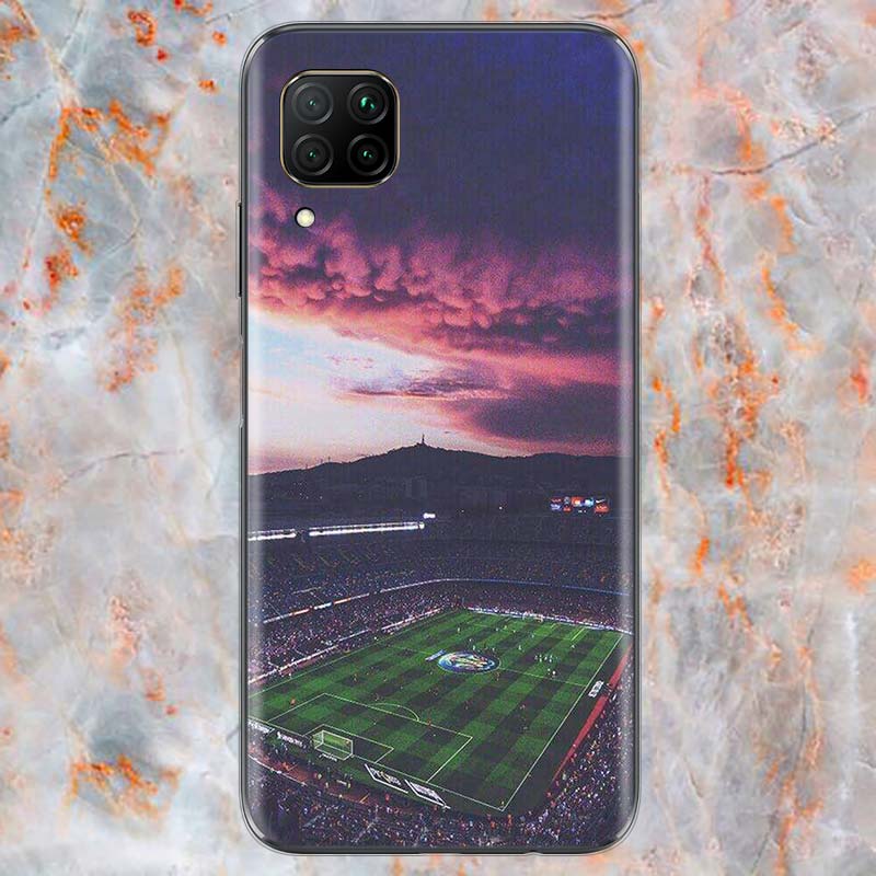 I love Fire football For Huawei Mate 40 30 20 20X 10 RS P Smart 2021 2020 Z S Pro Plus Lite 2019 Phone Case Shell
