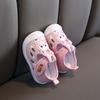 Frühling und Herbst 0-1-2 Jahre altes Baby Schuhe mit eckiger Öffnung Kleinkind Sprechende Schuhe Babyschuhe Weichsohlige Schuhe Stoffsandalen Prinzessinnenschuhe
