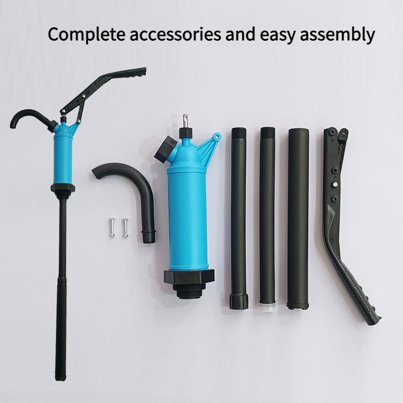 Anti Corrosion Hand Pressure Pump Portable Chemical Urea Oil Drum Pump PP Handheld Oil Suction Pump