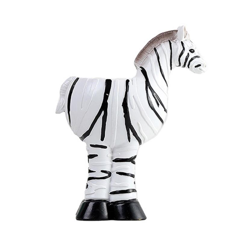 Creative Unique Giraffe/Zebras Shaped Succulent Holder Animal Plant Pot Tabletop Planter for Home or Office Decoration