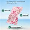 Lemon Slice Beach Towel Cartoon Quick Dry Microfiber Bath Towel for Swimming Surfing Camping Unisex Holiday
