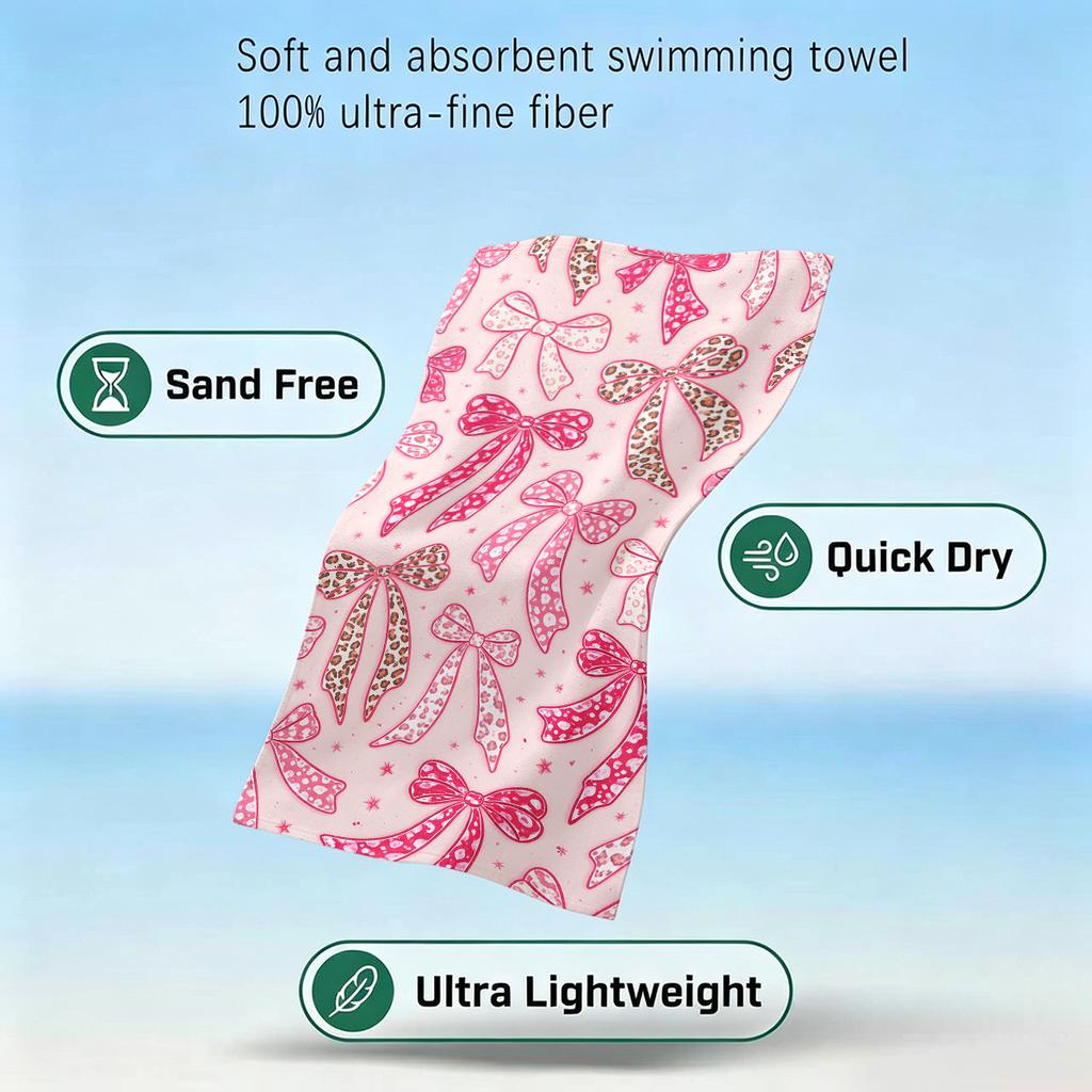 Lemon Slice Beach Towel Cartoon Quick Dry Microfiber Bath Towel for Swimming Surfing Camping Unisex Holiday