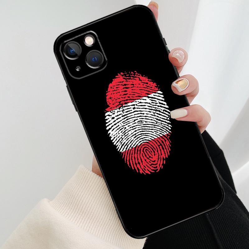 Austria Flag Phone Case For iPhone 15 Pro Max 14 13 12 11 16 Pro Max Mini XR 15 16 Plus 16e Cover Coque