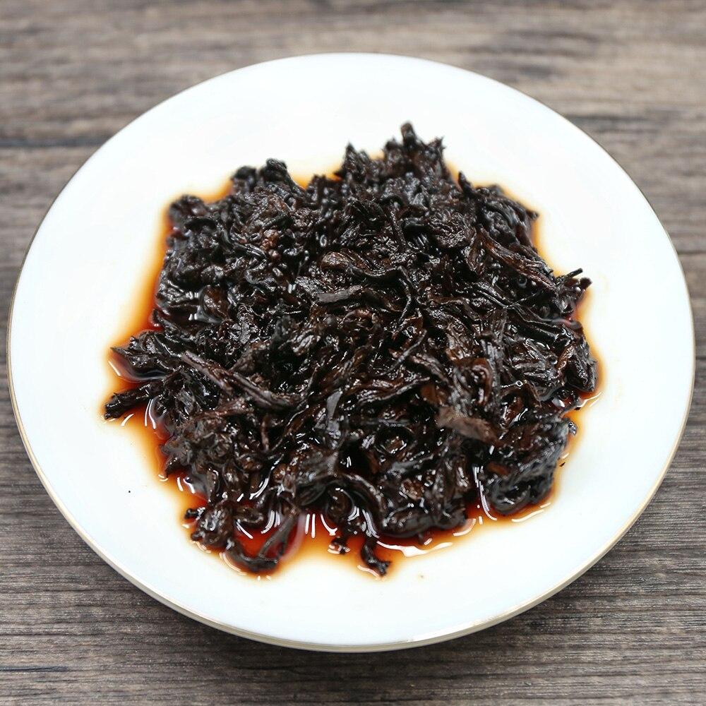 2021 Yunnan MengHai Ripe Puer Tea  Chinese GongTing Compressed Shu Puerh Tea 357g