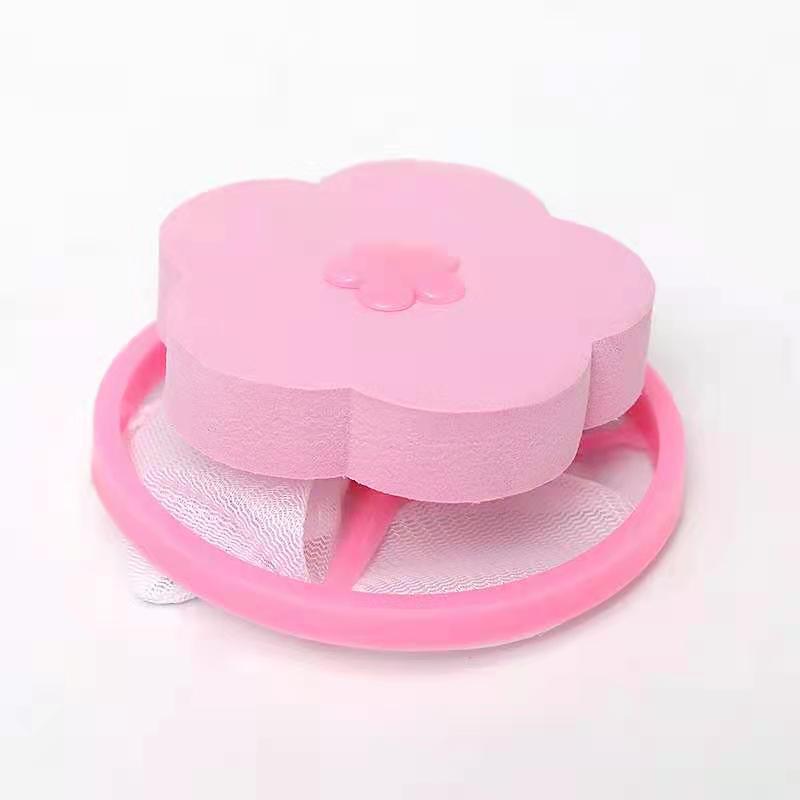 Plum Blossom Washing Machine Hair Removal Filter Mesh Bag