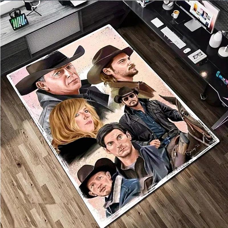 Dutton Ranch Carpet Office Decorative Carpet For Living Room Bedroom Door Mat Floor Rug Computer Chair Area Rug perfect holiday gift